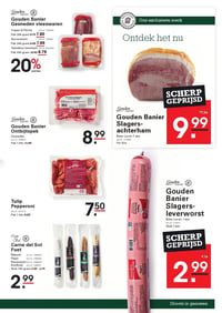 Gouden Banier Slagers-leverworst aanbieding bij Sligro – geldig van 29.01.2026 t/m 16.02.2026