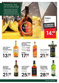 Glenfiddich Single Malt 12 Years Old aanbieding bij Sligro – geldig van 29.01.2026 t/m 16.02.2026