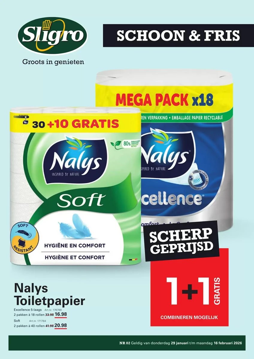 Sligro folder – pagina 1