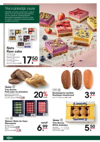 Nats Raw cake aanbieding bij Sligro – geldig van 29.01.2026 t/m 16.02.2026