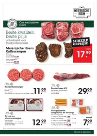 Meierijsche Roem Kalfswangen aanbieding bij Sligro – geldig van 29.01.2026 t/m 16.02.2026