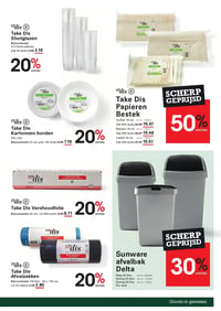 Sunware afvalbak Delta Swing 50 liter aanbieding bij Sligro – geldig van 29.01.2026 t/m 16.02.2026