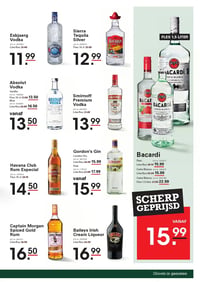 Esbjaerg Vodka aanbieding bij Sligro – geldig van 29.01.2026 t/m 16.02.2026