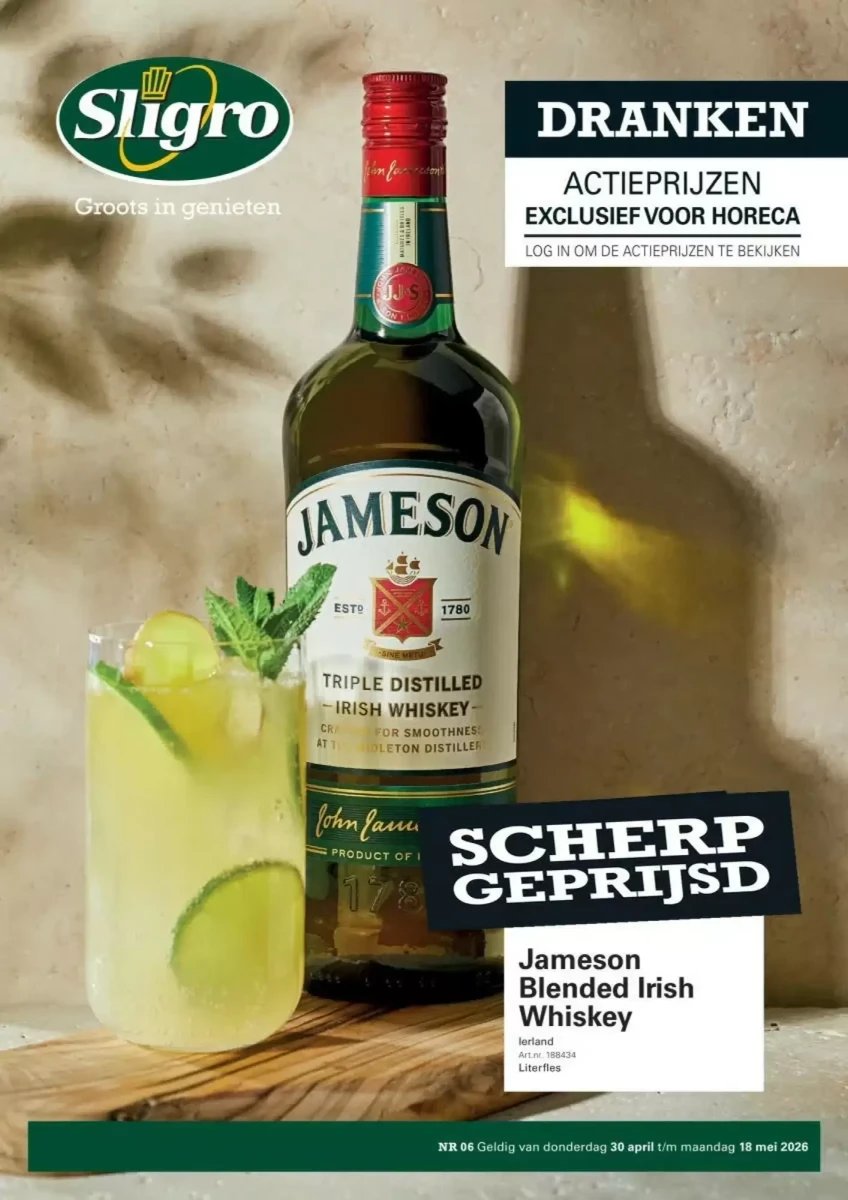 Sligro folder – pagina 1