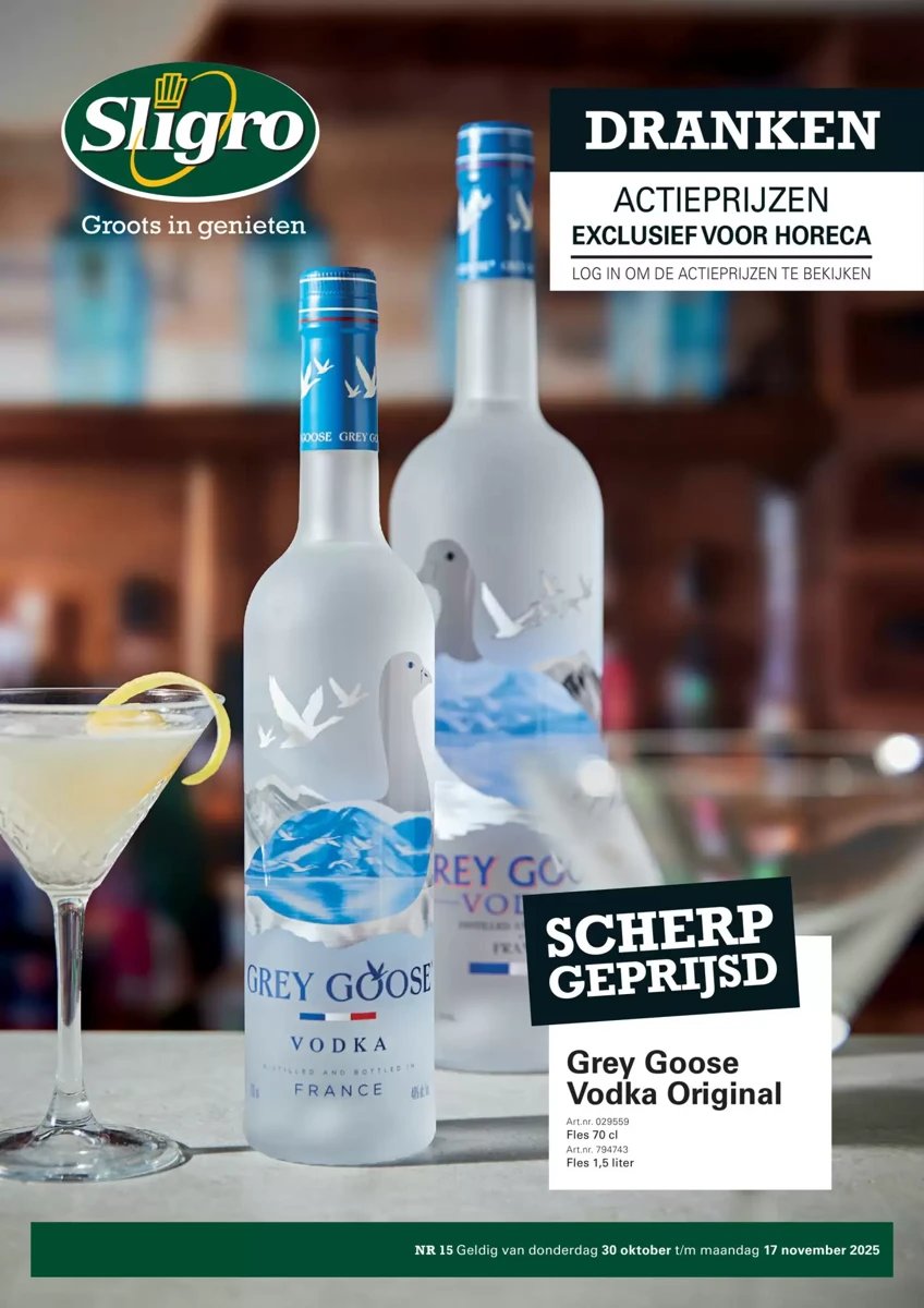 Sligro folder – pagina 1