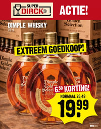 DIMPLE WHISKY aanbieding bij Super-dirck-3 – geldig van 11.03.2026 t/m 17.03.2026
