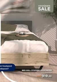 BED HULL STOFFEN HOOFDBORD aanbieding bij Totaalbed – geldig van 01.03.2026 t/m 07.03.2026
