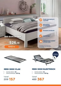 MEDI 3000 ELEKTRISCH aanbieding bij Totaalbed – geldig van 01.03.2026 t/m 07.03.2026