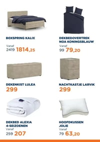 BOXSPRING KALIX aanbieding bij Totaalbed – geldig van 08.02.2026 t/m 14.02.2026