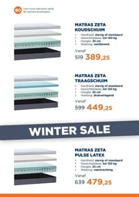 MATRAS ZETA PULSE LATEX aanbieding bij Totaalbed – geldig van 08.02.2026 t/m 14.02.2026