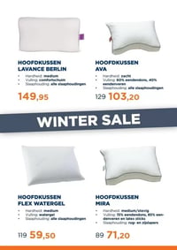 HOOFDKUSSEN MIRA aanbieding bij Totaalbed – geldig van 08.02.2026 t/m 14.02.2026