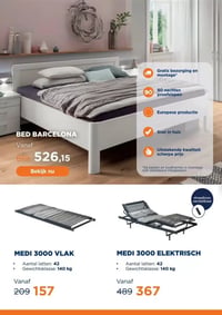 BED BARCELONA aanbieding bij Totaalbed – geldig van 13.03.2026 t/m 15.03.2026
