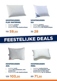 HOOFDKUSSEN AVA aanbieding bij Totaalbed – geldig van 13.03.2026 t/m 15.03.2026