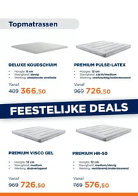 PREMIUM PULSE-LATEX aanbieding bij Totaalbed – geldig van 13.03.2026 t/m 15.03.2026