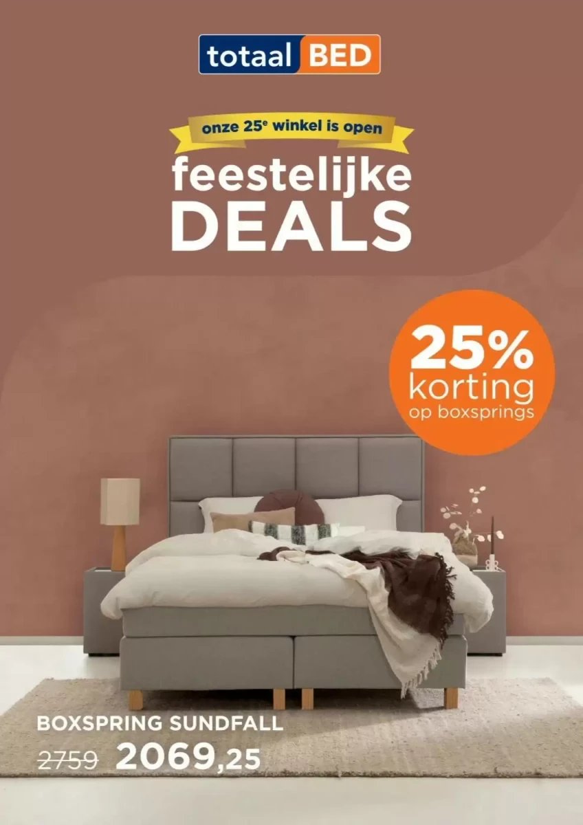 Totaalbed folder – pagina 1