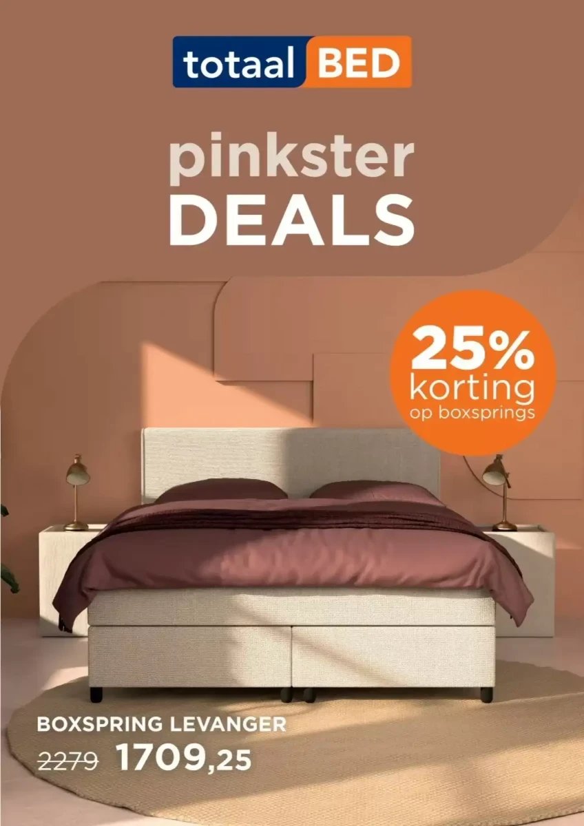 Totaalbed folder – pagina 1