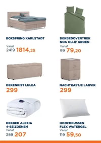 HOOFDKUSSEN FLEX WATERGEL aanbieding bij Totaalbed – geldig van 25.01.2026 t/m 31.01.2026