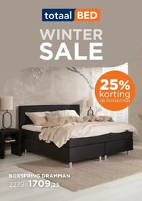 BOXSPRING DRAMMAN aanbieding bij Totaalbed – geldig van 25.01.2026 t/m 31.01.2026