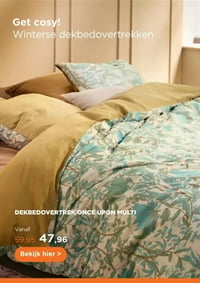 DEKBEDOVERTREK ONCE UPON MULTI aanbieding bij Totaalbed – geldig van 25.01.2026 t/m 31.01.2026