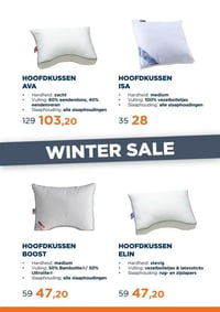 HOOFDKUSSEN ELIN aanbieding bij Totaalbed – geldig van 25.01.2026 t/m 31.01.2026