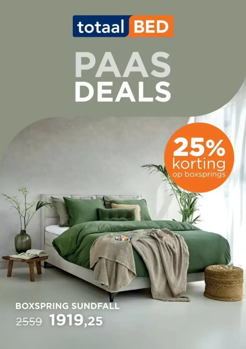 Totaalbed folder – pagina 1