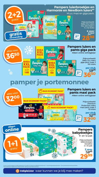 Pampers luiers en pants maxi pack aanbieding bij Trekpleister – geldig van 03.02.2026 t/m 15.02.2026