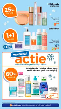 L'Oréal Paris, Garnier, Nivea, Olay en Biodermal gezichtsreiniging aanbieding bij Trekpleister – geldig van 05.02.2026 t/m 08.02.2026