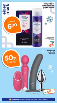 Massage gel 2-in-1 aanbieding bij Trekpleister – geldig van 03.02.2026 t/m 15.02.2026