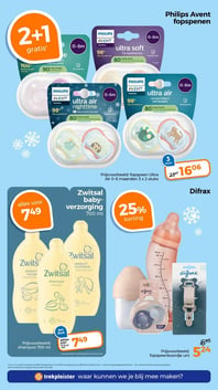 Philips Avent fopspeen aanbieding bij Trekpleister – geldig van 03.02.2026 t/m 15.02.2026