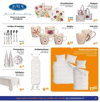 Tafellaken aanbieding bij Trekpleister – geldig van 03.03.2026 t/m 15.03.2026
