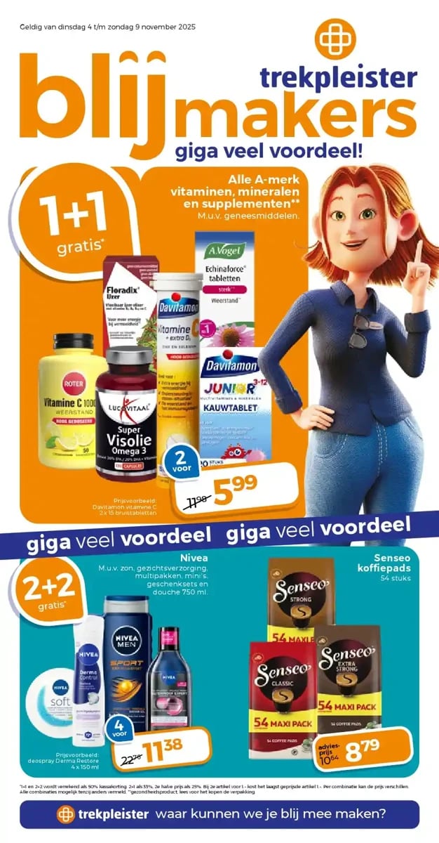 Trekpleister folder – pagina 1