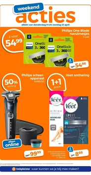 Philips scheerapparaat S5885/50 aanbieding bij Trekpleister – geldig van 07.04.2026 t/m 12.04.2026