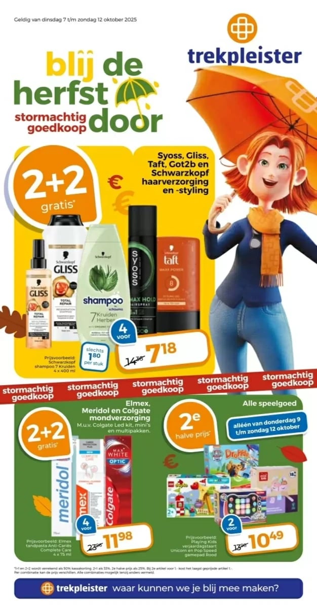 Trekpleister folder – pagina 1