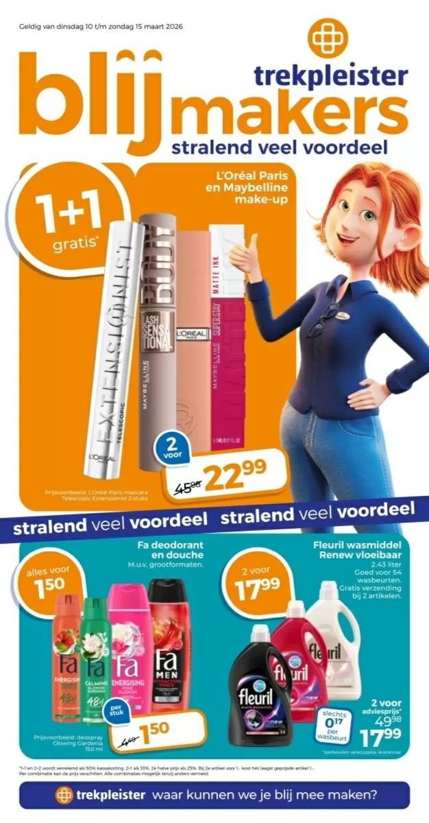 Trekpleister folder – pagina 1