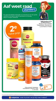 Vitamine C** aanbieding bij Trekpleister – geldig van 14.04.2026 t/m 19.04.2026