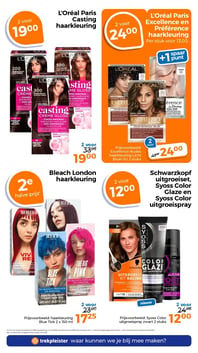 L'Oréal Paris Casting haarkleuring aanbieding bij Trekpleister – geldig van 14.04.2026 t/m 19.04.2026