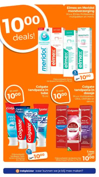 Elmex tandpasta Sensitive 3 x 75 ml aanbieding bij Trekpleister – geldig van 14.04.2026 t/m 19.04.2026