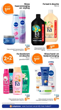 Fa bad & douche 750 ml aanbieding bij Trekpleister – geldig van 14.04.2026 t/m 19.04.2026