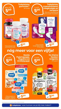 Trekpleister maandverband, inlegkruisjes en tampons aanbieding bij Trekpleister – geldig van 14.04.2026 t/m 19.04.2026