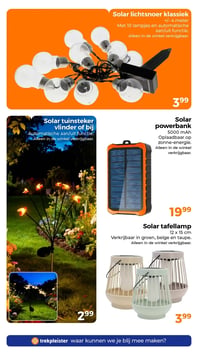 Solar powerbank aanbieding bij Trekpleister – geldig van 14.04.2026 t/m 19.04.2026