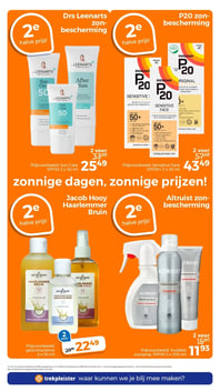 Prijsvoorbeeld: gezichtscreme 2 x 50 ml aanbieding bij Trekpleister – geldig van 14.04.2026 t/m 19.04.2026