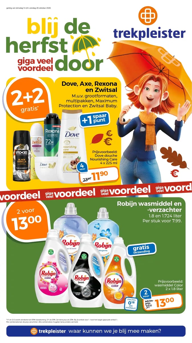 Trekpleister folder – pagina 1