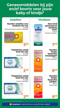 Daro kind paracetamol vloeibaar aanbieding bij Trekpleister – geldig van 17.02.2026 t/m 01.03.2026