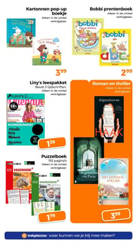 Roman en thriller aanbieding bij Trekpleister – geldig van 17.02.2026 t/m 01.03.2026
