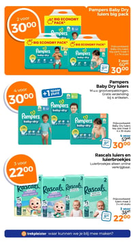 Pampers Baby Dry luiers big pack aanbieding bij Trekpleister – geldig van 17.02.2026 t/m 01.03.2026
