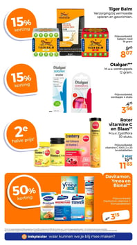 Davitamon, Ymea en Bional** aanbieding bij Trekpleister – geldig van 17.02.2026 t/m 01.03.2026