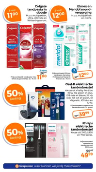 Philips elektrische tandenborstel aanbieding bij Trekpleister – geldig van 17.02.2026 t/m 01.03.2026