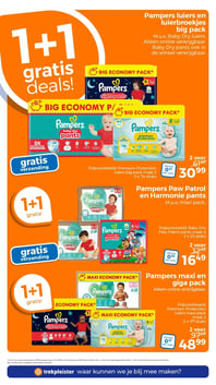 Pampers Paw Patrol en Harmonie pants aanbieding bij Trekpleister – geldig van 17.02.2026 t/m 01.03.2026