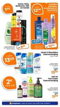 Head & Shoulders haarverzorging aanbieding bij Trekpleister – geldig van 17.02.2026 t/m 01.03.2026