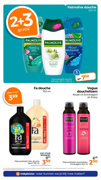 Fa douche aanbieding bij Trekpleister – geldig van 17.02.2026 t/m 01.03.2026